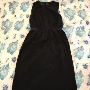 Athletic inspired black midi dress, H&M